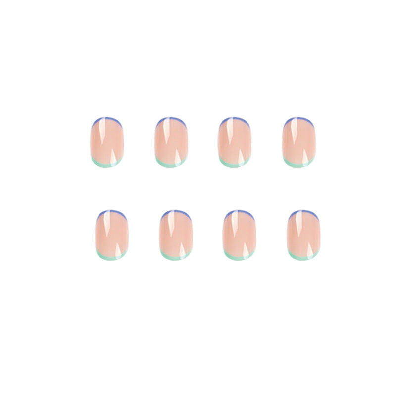 Upside-Down Chic| Short Squoval Manicure | Press On Nails N406