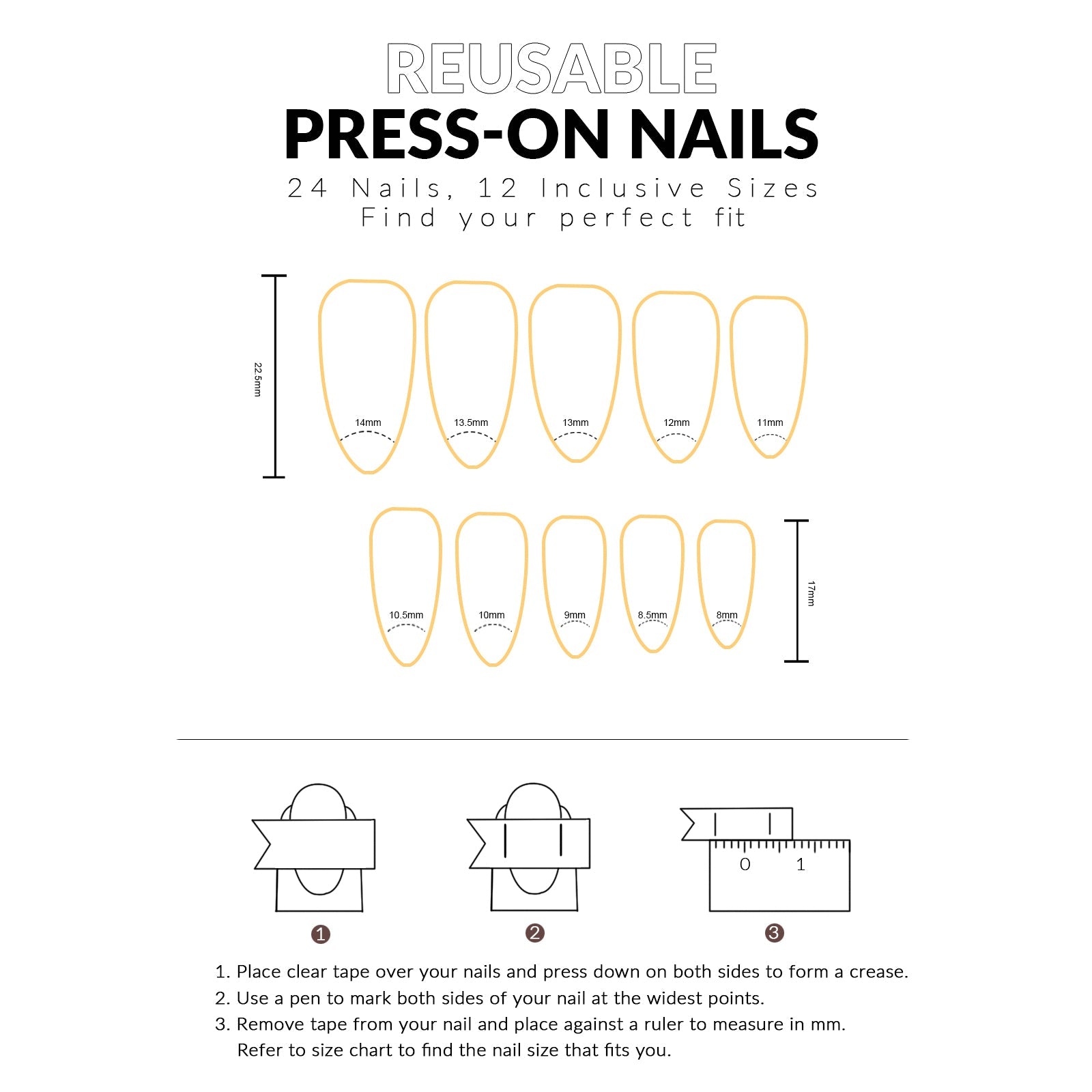 high quality almond press on nails tips wholesale flame checkerboard designer short press on nails reusable fake nails set