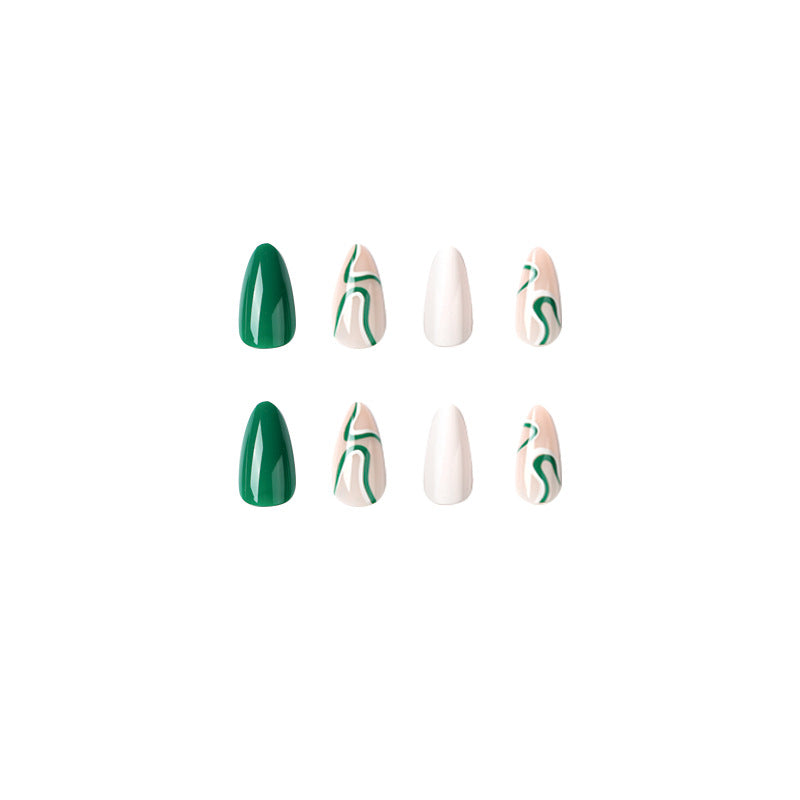 Highend Quality Artificial Fingernails Supplies Art New Fashion Short Almond Press On Nails Tips