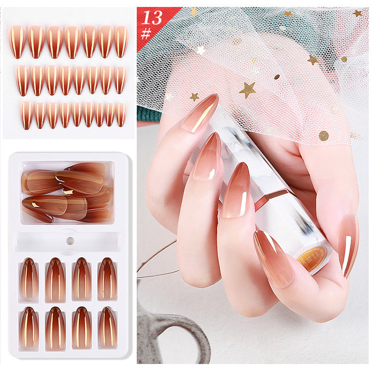 Free Sample Short Matte Artificial Press On Nails With Bulk Reusable Handmade Bling Stones 3D Square Art False Tips Box