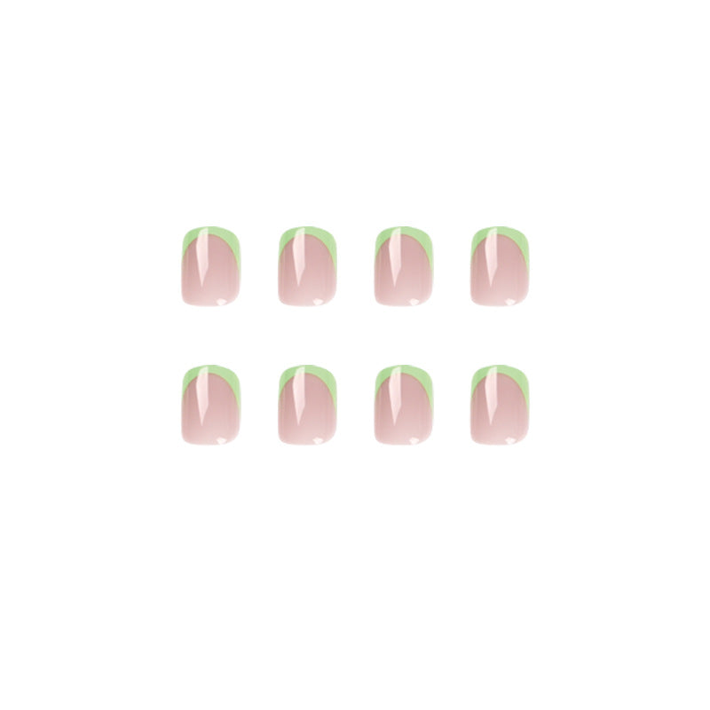 Soft Gel High Quality Material Artificial Fingernails Short Oval Fake Nails Luxury Packaging Press On Nails