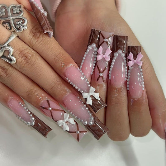 Enchanted Garden Coffin Nails