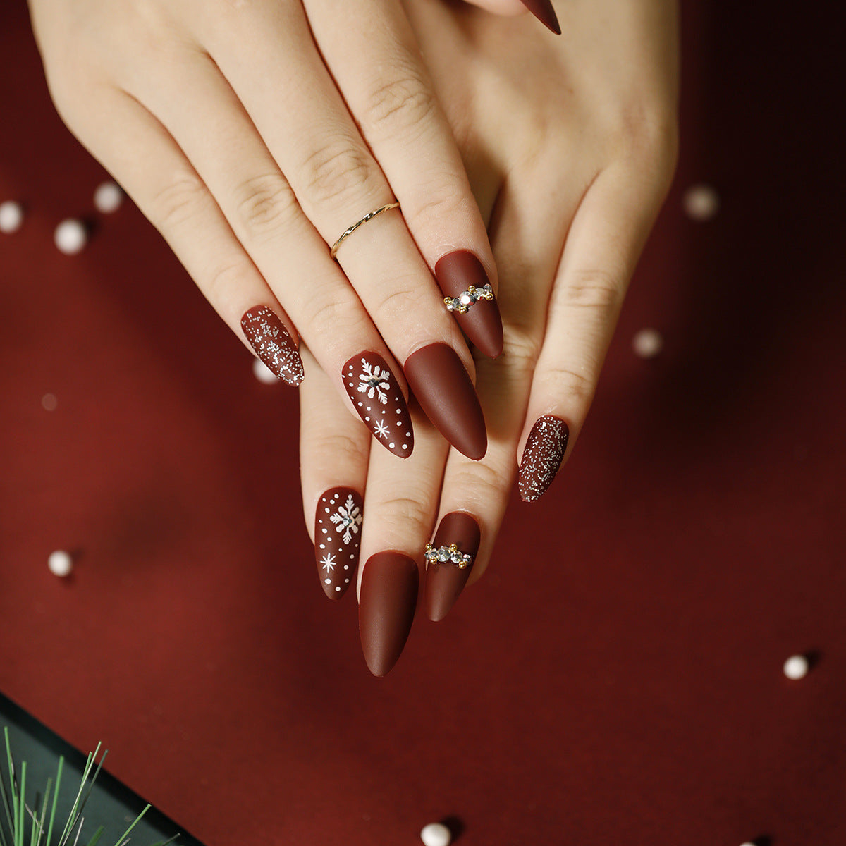 Christmas Press on Nails 24pcs/set JP1299