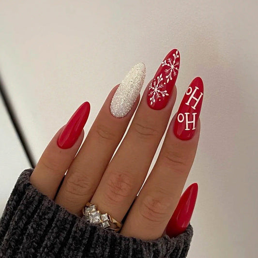 Festive Cheer Holiday Coffin Nails