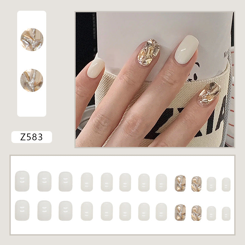 Luxury Blend| Short Square Manicure| Press On Nail