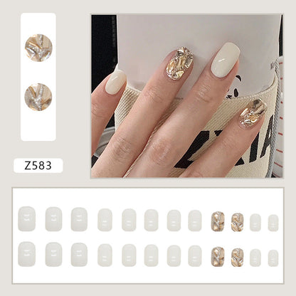 Luxury Blend| Short Square Manicure| Press On Nail